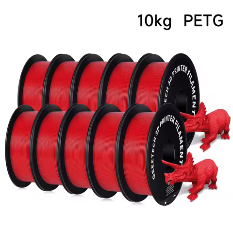 Geeetech PETG 10 Rolls Filament 3d print wire Vacuum Packaging 1KG/roll 1.75mm 100% Filament for mos