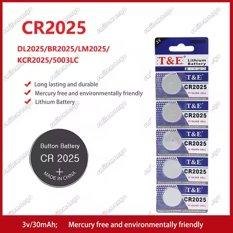 2-50pcs CR2025 CR 2025 3V Lithium Battery DL2025 BR2025 KCR2025 For Car Remote Control Watch Motherb