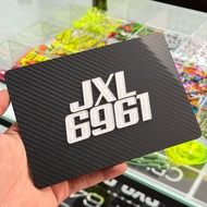 NO PLATE CARBON LOOK | NO PLATE KERETA | NO PLATE MOTOR