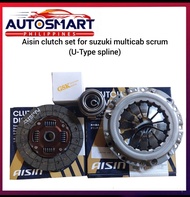Aisin clutch set for Suzuki multica scrum f6a with clutch disc pressure plate and free release beari