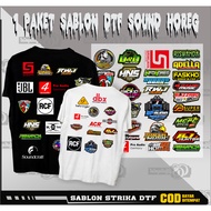 Dtf screen printing package, horeg sound,/brand sound system iron screen printing, sound system