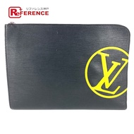 LOUIS VUITTON TN1189 Epi Leather LV Circle Pochette Jour GM Clutch Bag