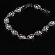 Marquise Cut Cubic Zirconia Tennis Bracelet