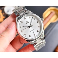 Omega Boutique Men's Watch
[Strap]: Genuine Cowhide/316 Stainless Steel Strap
[Movement]: West Iron 