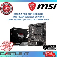 MSI B550M-A PRO Motherboard | AMD Ryzen 5000/3000 Support | DDR4 4600MHz | PCIe 4.0 | M.2 NVMe Slot