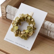 頂級永生繡球花迷你花圈