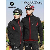 Ready stock ROCKBROS ROCKBROS Men Women Autumn Winter Cycling Fleece Warm Suit Bicycle Long-Sleeved Trousers Outdoor