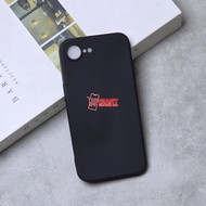 iphone 16E CASE MACARON BLACK SILICON BLACK iphone 16E