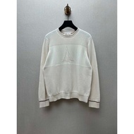 [Correct Version] BC Chest Jacquard Brand Logo Logo Capsule Series Long-Sleeved Round Neck Waffle St