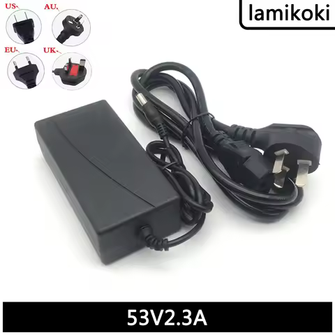 Suitable For DVR POE Switch 53V 2.3A Power Adapter Charger Cable