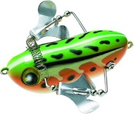 TIEMCO 300902201015 Topwater Double Buzz 2.2 inches (56 mm), 0.5 oz (13 g), Glow Frog Brown