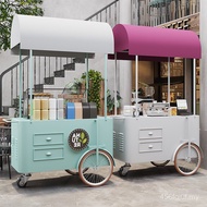 Nordic Stall Cart View Area Coffee Cart Night Market Snack Cart Creative Commercial Local Cart Promo
