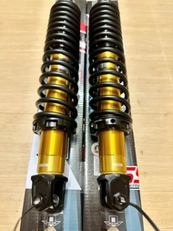 โช็ค PCX 160 โช็คแท้ YSS รุ่น DTG PLUS สูง 365 mm สีดำ - ทอง และ สีแดง - ทอง