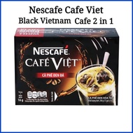 Nescafe Cafe Viet Black Vietnam Coffee 2 in 1 (15 sachets x 16g)