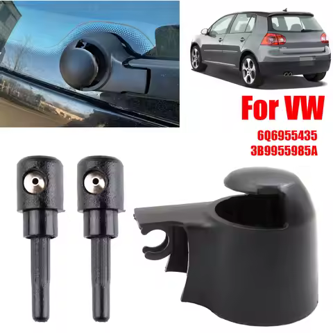 Rear Windshield Wiper Blade Washer Jet Arm Nozzle Rocker Cap For VW Golf MK5 Tiguan 5N Polo MK4 6C1 