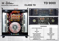 Power Amplifier Black Spider Td 9000 Td9000 Class Td Original