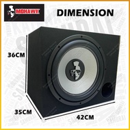 100% ORIGINAL MOHAWK MT SERIES MT-124 12 inch Subwoofer 250 Max Power Car Woofer Audio System Woofer Box