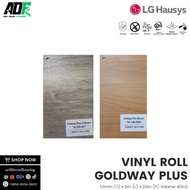 Karpet Lantai Vinyl Roll Goldway Plus Tebal 1,6mm Motif Kayu / Wood