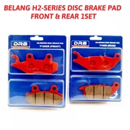 BELANG150 SUZUKI DISC BRAKE PAD H2-SERIES FRONT & REAR 1SET MOMO