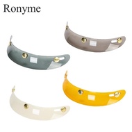 [Ronyme] Helmet Visor Peak Sun Shade Protector Stainless Steel 3 Snap Accessory for Motorbike Helmet