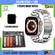 DT900 Ultra 7 Straps Smart Watch Jam Tangan Pintar Bluetooth Call Penjejak Kecergasan Pemantauan Kad