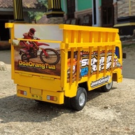 terbaru !!! miniatur mobil truk oleng kayu mainan mobilan truck anak