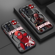 Spiderman Spider Net Marvel Super Hero Matte Phone Case For VIVO V25 E V23 E V21 E V20 V19 V17 V15 V11 I V5 S15 S10E  S12 Y73 Y70 S7 S1 Z3 I X9 T1 Plus Pro IQOO 7 5 Z1X NEO 5 3 5G
