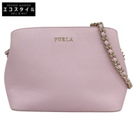 Furla Tessa 迷你斜背包，女士，粉紅色，1028349（二手）- 成色極佳