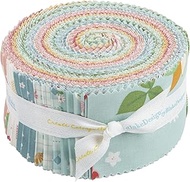 Beverly McCullough Sweet Acres Rolie Polie 40 2.5-inch Strips Jelly Roll Riley Blake RP-13210-40