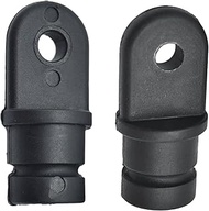 MARINE CITY Lightweight Black Nylon Bimini Top Round Inside Eye End | Outer Diameter 7/8 Inches | Id