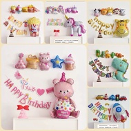 [GIVE A HAT] birthday balloon set with many themes for baby's birthday decoration