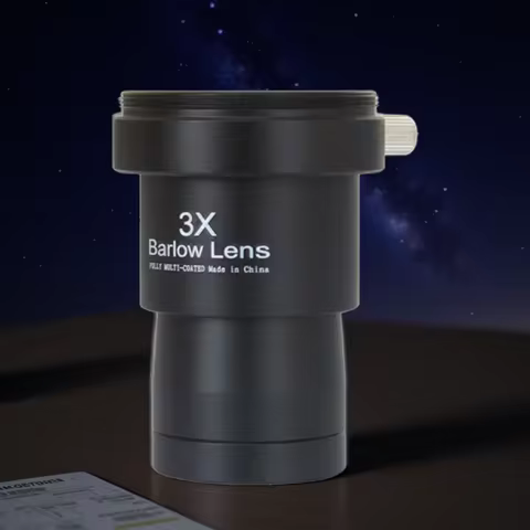 1.25 Inch Telescope Barlow Lens 2X/ 3X/ 5X Metal Fully Coated Telescope Extender Lens With M42 Threa