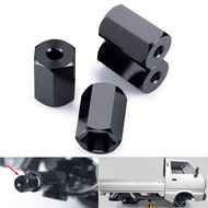 4Pcs Aluminum Alloy 5mm to 7mm Hex Wheel Hub Adapter Conversion for SCX24 to WPL D12 1/10 RC Crawler