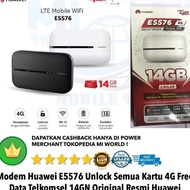 MODEM MIFI MODEM WIFI HUAWEI 4G UNLOCK E5576 FREE TELKOMSEL DATA 14GB