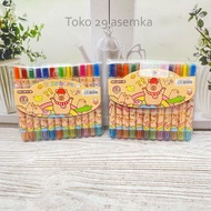 CRAYON TWIST MINI CAPYBARA CONTENTS 12 PCS KR-1831 CRAYON SCHOOL STATIONERY