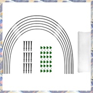 (ICTE) Crop Protection Hoops Garden Hoops Cloches for Growing Vegetables Rust-Free Grow Tunnel