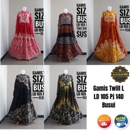 terlaris baju gamis wanita dewasa twill ori pekalongan terbaru