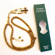 tasbih pine cypress / kayu asli bahtera nabi nuh / cypress original