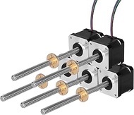 YEJMKJ 5 Pack Nema 17 Stepper Motor TR8x8 240mm with T8 Lead Screw 2 Phase 1.8‌°‌ High Torque 0.44Nm