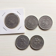 Duit Syiling 50 Sen Malaysia  50 Cent Coin