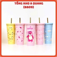 LOTSO BEAR BOTTLE 750ML Thermal Cup 750ML Cartoon Pattern Free 3 accessories. Thermal cup-MA: COCGUN