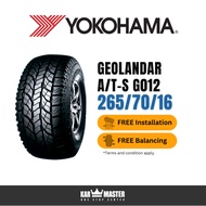 265/70/16 Yokohama Geolandar G012 A/T-S (With Installation)