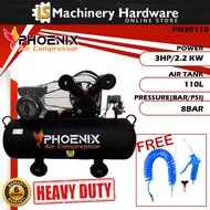 PHOENIX PN30110 110L Air Compressor - 6 Months Warranty