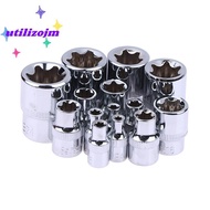 [utilizojmS] 14pcs/set E-TORX Soet Set - Premium Female Torx Soet Set, Ultimate Torque Star Soets, E