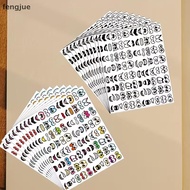 fengjue 480/960pcs Cartoon Expressions Stiers Self-Adhesive Eyes Mouth Stier With Playful Faces For 