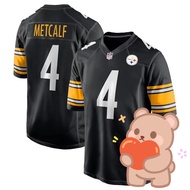 Men's 2024-25 NFL Pittsburgh Steelers DK Metcalf Black Limited American Football Jersey