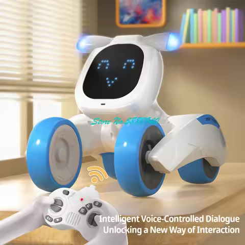 Smart AI Technology Remote Control Robot Dog 2.4G Walk & Dance Touch Sensing Invoice Interactive Pet