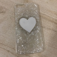 {Random Color} Couple Style Retro Rhinestone Love Mirror Apple Phone Case iphone7P/8P Girl Heart She
