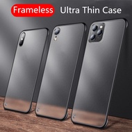 Ultra Thin Frameless Phone Case For iPhone 16 15 Pro 14 13 12 Pro 11 Pro Max 12Mini 11 Pro X  XS XR 