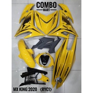 Coverset Cover set Body Set Yamaha Y15zr / Y15 V1 V2 MX King 2020 [RYC1 YELLOW KUNING ]